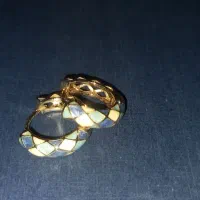 گوشواره مینا کاری