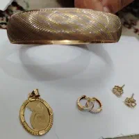 گوشواره النگو گوشواره طلا فقط  پنج درصد