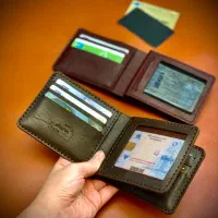 انواع کیف پولهای جیبی و کتی چرم طبیعی دستدوز