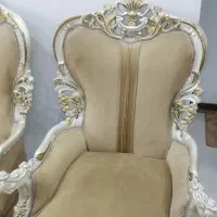 مبل استیل منبت کاری شده تمام چوب سفارشی