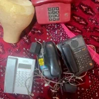 تلفن پشتی تنبک سفالی قدیمی