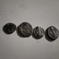 چهار عدد سکه قدیمی