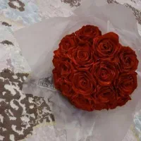 دسته گل روبانی