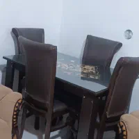 میز و صندلی چوبی 4نفره