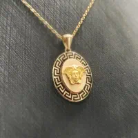 آویز گردنبند شیر طرح ورساچه