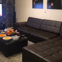 مبل چرم مشکی