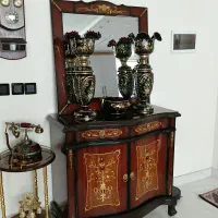 کنسول معرق چوب