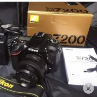 دوربینNikon D7200 با لنز ۱۸-۱۴۰ شارژر، باتری،جعبه