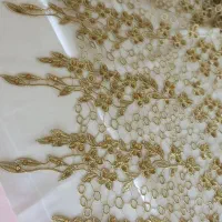 انواع پارچه های گیپور و سوزندوزی ماکسی