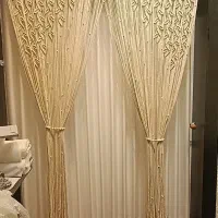 پرده مکرومه طرح رویش