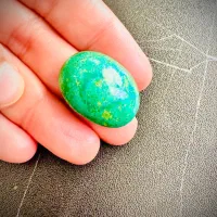 سنگ فیروزه کاملا طبیعی با  ۹.۳ گرم