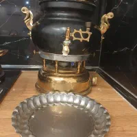 سماورگازی طرح زیبا مشکی