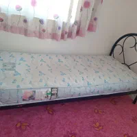 تخت فلزی تک نفره با خوشخواب