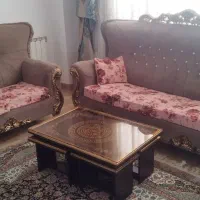 مبل 7نفره فروش فوری به همراه میز غذا خوری