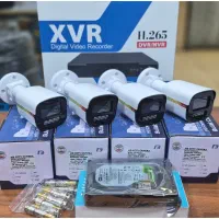 پک دوربین مداربسته با دستگاه XVR تشخیص چهره4K