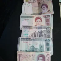 اسکناس وسکه خارجی  شاهی وجمهوری