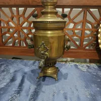 سماور زغالی 3 لیتری مهر دار نو استفاده نشده