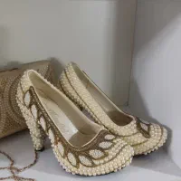 دو جفت کفش مجلسی و کیف ست
