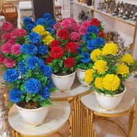 گلدان های رومیزی توپی اک