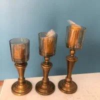 شمعدان ۳ تایی و شکلات خوری