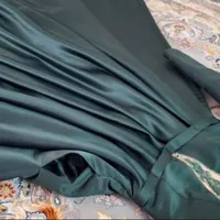 لباس مجلسی تمام ساتن جواهر دوزی|لباس|تهران, دانشگاه علم و صنعت|دیوار