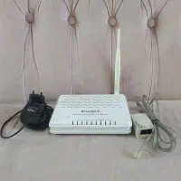 مودم ADSL  سالم با لوازم کامل