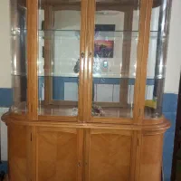 ویترین چوبی دو تکه