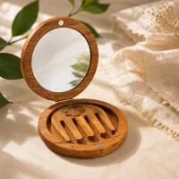 آینه چوبی تاشو