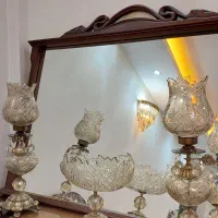 شمعدان و کشکول کریستال