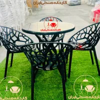 صندلی پلاستیکی باغی شاخ برگی