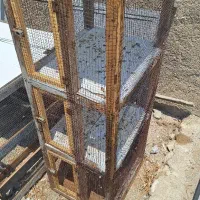 قفس سه طبقه کبوتر