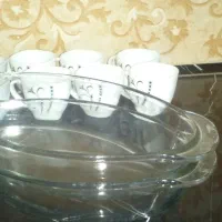 فنجان و نعلبکی چینی و آرکوپال