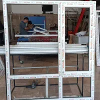 پنجره دو جداره پی وسی به طول ۱۶۳۴ و ارتفاع ۱۸۷۰