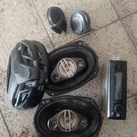 پخش .قفل فرمان و ی جفت بوق اصلی