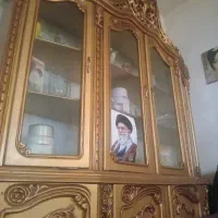 چوب اصل. بالا بوفه وسه کمد دردار دوطبقه در زیر