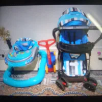 کالسکه رورووک اسکوتر چهلر چرخ کاملن سالم