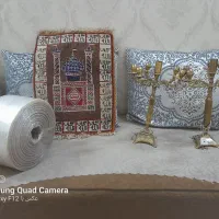 شمعدان برنجی دوعددسالم درحد نو