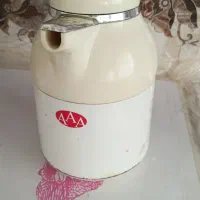 فلاسک چای بدنه فلزی داخلی شیشه