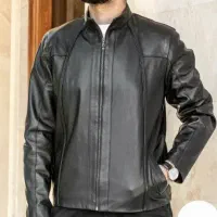 کاپشن چرم طبیعی گوسفندی
