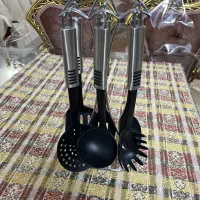 سرویس کفکیر و ملاقه آشپزخانه نو