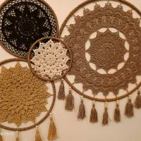 دیوارکوب، مکرومه، قلاب بافی