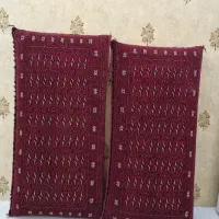 یک جفت پشتی دست بافت