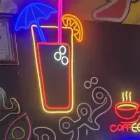 تابلو ال ای دی و نئون قهوه بستنی ،آبمیوه،شیرینی