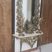 آینه شمعدان برنز
