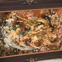 تابلو فرش چله ابریشم