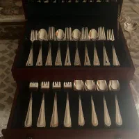ست کاردو چنگال ۱۲ نفره روکش نقره برند والاس