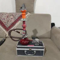 قلیان سفری با جعبه