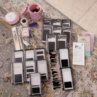 ست کامل اکستنشن مژه آلفا اصل+ پالت های کم کار