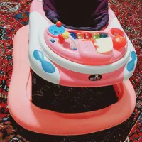 روروئک صورتی دخترانه سالم در حد نو