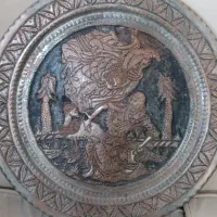سینی مسی زیبا قدمت دار بسیار قدیمی اصفهان